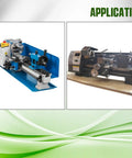 Application of ZYT83-10S Brushed Lathe Motor 120W 110V 2500RPM M10 Shaft Spindle in metalworking machines