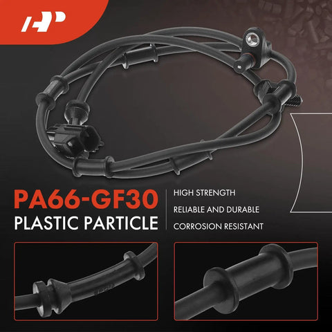 Boss Level Pair Of Front Driver And Passenger Abs Wheel Speed Sensors Designed For Dodge Ram 2500 And 3500 Trucks 2003 Through 2005 Four Wheel Drive delving into the details of the connector and durable materials.