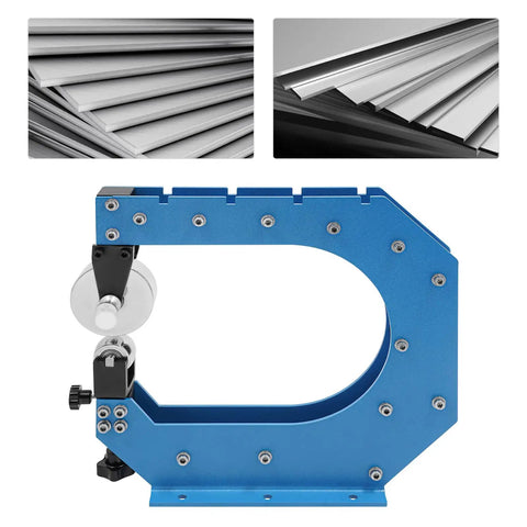 Tough As Nails 12 Inch Benchtop English Wheel Pro Metal Shaping Tool With Swappable Dies Adjustable Base And Rotating Handles For Smooth Rolling Bodywork On Steel Aluminum And Copper