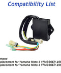 CDI Box Replacement For Yamaha Moto 4 YFM350ER 1987 1988 Ignition Control Module 1YW-85540-20-00 with wires shown