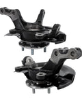 2 Pack Front Steering Knuckle And Wheel Hub Bearing Replacement Kit Direct Fit For Honda CRV 2007 2008 2009 shown front view