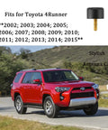 Toyota Antenna Delete Cap Kit No Frills Aluminum T6061 Low Profile Fits 4Runner shown with SUV