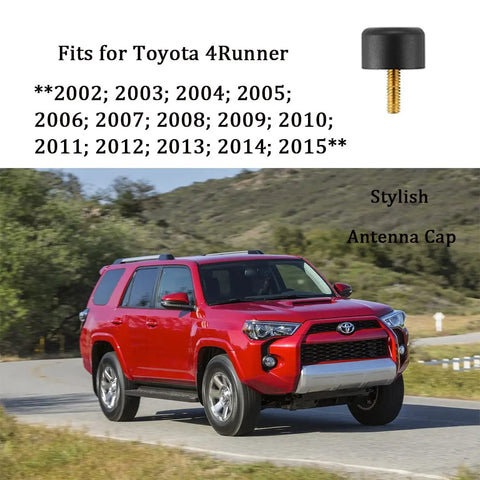 Toyota Antenna Delete Cap Kit No Frills Aluminum T6061 Low Profile Fits 4Runner shown with SUV