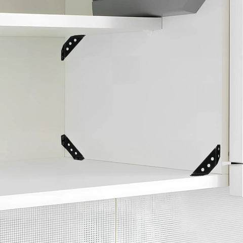 Stainless Steel Corner Brackets For Tables And Cabinets Beefy Heavy Duty Angle Braces With Effortless Installation And Pre Drilled Holes