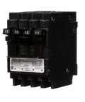 Two 15 Amp Double Pole Quadplex Half Inch Plug In Circuit Breaker, Space Saving Design, UL Listed, Easy Swap For Compatible Load Centers And Meter Combos That Fit Most Panels, black