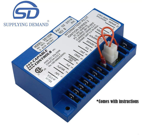 Furnace Pilot Ignition Control Module S8610U1003 S8610U3009 For Natural Gas Or Propane Replacement Plug And Play Easy Install Durable Performance Safe Startup Compatible With Older Units High Reliability Long Life