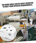 LIFKOME cabinet door hinge damping unit, white; inset close-up view for residential use