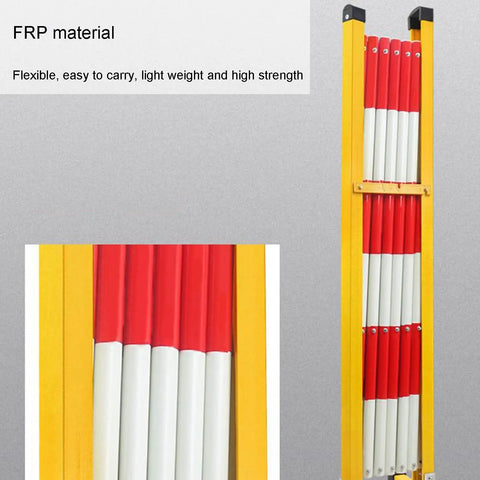 Expandable Retractable Traffic Fence Heavy Duty Safety Barrier For Construction Sites showing FRP material in red and white colors.