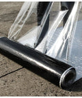 Customizable Size Aluminum Foil Tape Self Adhesive Asphalt Shingle Repair Flashing Underlayment Waterproof Leak Seal Tape roll on ground