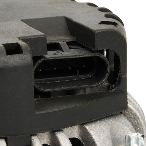 Close-up of Alternator For Ford Explorer And Mercury Mountaineer 12V 200Amp High Output With CW S6 6-Groove Pulley