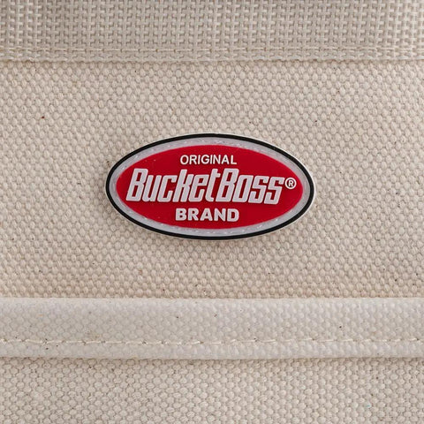 Original Rigger Bag Tool Organizer With 30 Pockets And Rigid 24 Oz Duckwear Canvas Bottom Heavy Duty Web Handles Beige Classic Rigging Tool Carrier For Construction And Trades