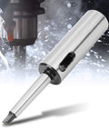 Shop Ready Extra Long MT1 To MT2 Morse Taper Drill Sleeve Reducing Adapter with shiny quenched high speed steel finish.