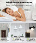 Slick Smart Dimmer Switch With Wireless Remote Control, Single Pole Wall Light Controller, sleep environment with automatic lighting.