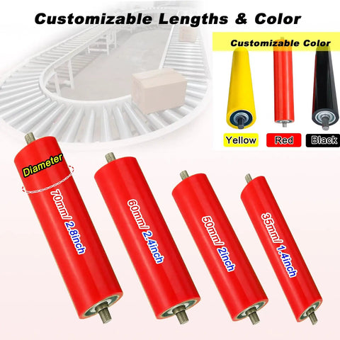 Heavy Duty Polyurethane Belt Conveyor Rollers Set Of 10 Built Tough For Smooth Sliding Transmission Run Like A Champ Through High Traffic Warehouse Assembly Lines With Reliable Industrial Grade Durability Guaranteed