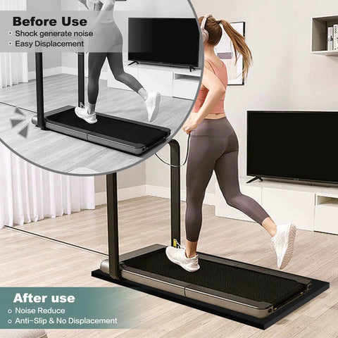 Badass Neoprene Foam Padding Sheets With Strong Adhesive Backing High Density Closed Cell Cushioning Knockout Shock Absorption Waterproof Dust Proof Glue Mat For Indoor Outdoor Use Black used under treadmill to reduce noise.