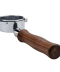 54mm Bottomless Portafilter With 18G Basket And Genuine American Walnut Handle For Breville Sage Barista Express And Other 54mm Machines Naked Extraction For Troubleshooting Channeling And Uneven Tamp
