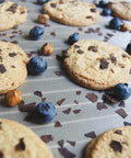 Cookies and berries on Set Of 3 Reusable 13 By 16 Inch Baking Mats, Nonstick PTFE Teflon Coated, Reversible Oven Safe Sheets
