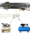 Beefy Stucco Sprayer For Walls And Plaster, Cement Mortar Spray Gun With Compressor Connection Kit and Air Pipe