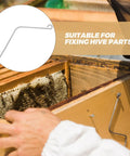 Get Your Bees Buzzing With These Sturdy 10 Pc Beehive Frame Spring Clamps And Curved Clips For Easy Beekeeping Tool Kit Setup And Fastener Jobs. Silver metal beehive frame spring clip used for fixing hive parts.