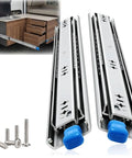 Heavy Duty Locking Drawer Slides 53 Inch Width Full Extension Runners With Lock And Ball Bearing Stainless Steel Drawer Rails