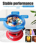 Electric Jewelry Polisher Vibrating Tumbler For Rings And Necklaces with rubber barrel displaying polishing process