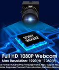 Crystal Clear 1080P USB Web Camera with Sony IMX322 sensor and digital components for industrial machine vision applications.