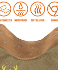Adjustable Front Shooting Rest for Rifle and Outdoor Hunting, Rock Solid Gun Rest With 7.25 To 10.85 Inch Height, material icons