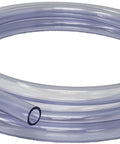 Coiled clear vinyl tubing, 1/2 in ID x 5/8 in OD, 10 ft length