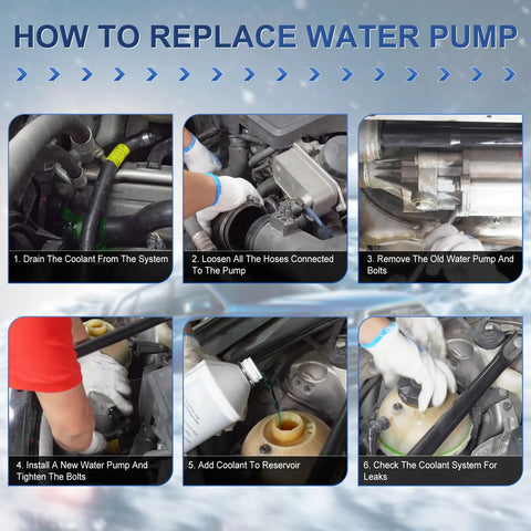 Step-by-step guide on how to replace Engine Electric Coolant Water Pump Direct Oem Replacement For Bmw X5 E70 30I Models Years 2007 Through 2010.
