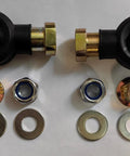 Set Of 2 Outer Tie Rod Ends 7061138 For RZR 570 800 4 S And Ranger 500 700 800 900 XP UTVs 2002 To 2014 And Beyond With Left Hand Thread Half Inch Twenty Grade 12.9 Bolts Durable Steel Easy Install Heavy Duty. set with bolts and washers