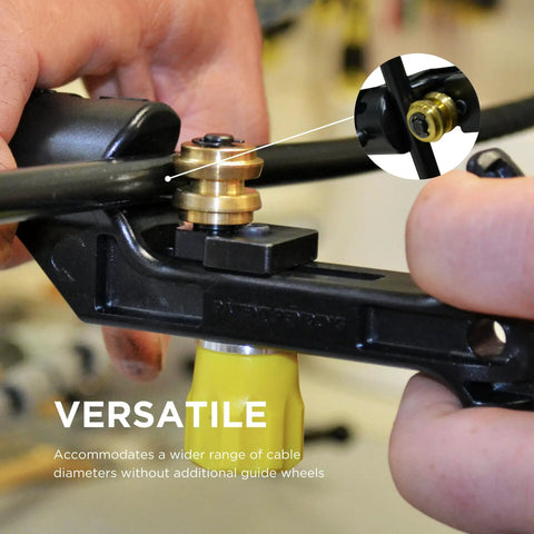 Portable Cable Slitter For Armored Fiber Cable And Central Tube Slitting On Both Sides Of Fiber And Copper Cables Close-Up