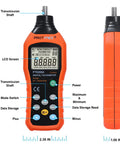 Built Like A Tank Digital Contact Tachometer Nails 50 To 19999 RPM with LCD screen and ergonomic housing for engine diagnostics.