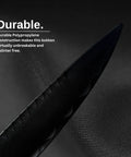 Close-up of Durable Polypropylene Barong Style Black Sword For Training With Realistic Balance And Safe Sparring tip detail