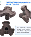 Microwave Turntable Motor Coupler Replacement For GE DVM1850DM And EMO4000J Series Ovens Fits EMO4000JCC01 02 03 04 And DVM1850DM BB WW Models Replacement Part With Easy Install And Durable Construction For Reliable Even Heating, WB06X10144