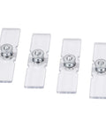 Heavy Duty Replacement Tabs For Story Stick Pro Adjustable Layout Tool - four clear slider inserts for woodworking.