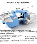 Electric Handheld Welding Strapping Machine For Pet And Pp Straps Portable Automatic Baler Tool With Tensioner Fast Seal Easy Use Heavy Duty Binding Supply with dimensions 32.5cm x 14cm x 13cm.