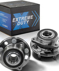 2 Pack Front And Rear Wheel Bearing And Hub Assembly For Buick Lacrosse Regal Chevrolet Equinox Malibu Impala Cadillac XTS CTS GMC Terrain 5 Lug With ABS Drop In Ready Plug And Play Upgrade