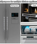 Refrigerator Door Handle Covers Pack Of 2 16 By 4 Inches on fridge, oven, and dishwasher with handle covers