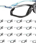 Protective Anti Fog Safety Specs With Foam Gasket For Dust Control And All Day Comfort 2.5 Reading Diopter Wraparound