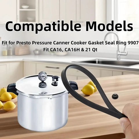 Sealing Ring For 21 Qt Pressure Canner And CA16 CA16H Fits 21AV 21B 21S 7 Series Models Replacement Gasket in kitchen