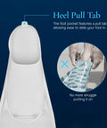 Freediving Fins With Full Foot Design For Secure, Comfortable Fit, Non Vented Blade Delivers Beefed Up Propulsion and Heel Pull Tab