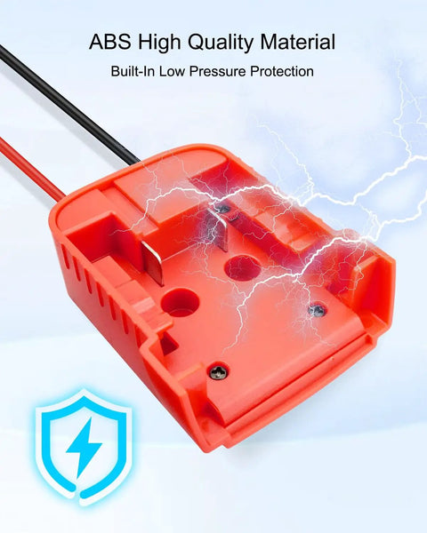 Adapter Kit For 18V M18 Batteries With DC 12V To 60V Motor Speed Controller in ABS with low voltage protection