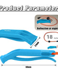 Emergency Whistle Set Four Pack Super Loud Survival Whistles with 18-inch Reflective Lanyards and Dimensions