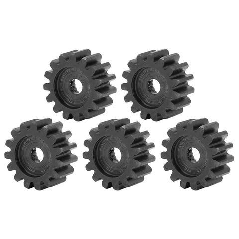Beefy Set Of 5 Steel Servo Spur Gears With 24-Tooth Internal Spline Gear Module 0.8 For Precise Mesh, High-Strength Steel, Durable Industrial Replacement Gears For RC Cars, Robotics, And Automation
