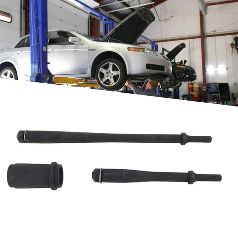 Heavy Duty Bushing Driver Kit with Double Sided Cone Installers and Removers for truck and trailer bushings on shop floor