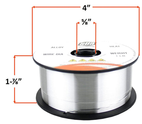 ER5356 MIG Aluminum Welding Wire 1 Lb 0.035 Inch Spool Set For Aluminum Welding On 5050 5052 5083 5356 5454 5457 Alloys Four Spools Great For DIY And Pros