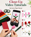 DIY Pipe Cleaner Flower Kit For Adults With Step By Step Video Tutorials 600 Piece Chenille Stem Craft Set For Beginners