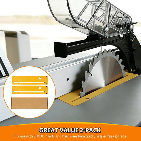 Zero Clearance Insert For 10 Inch Table Saw Compatible With Ridgid R4514 R4514T R4518 R4518T R4518NS Dado Throat Plate 3 Pack