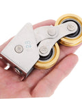 Two Pack Sliding Door Rollers For Cabinet And Pocket Doors Sleek Track Pulley Hardware Easy Install Replacement Wheels