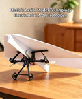 RC Paper Airplane Kit With Gyro Stabilizer For Beginners And Hobbyists DIY Electric Remote Control Plane On Table